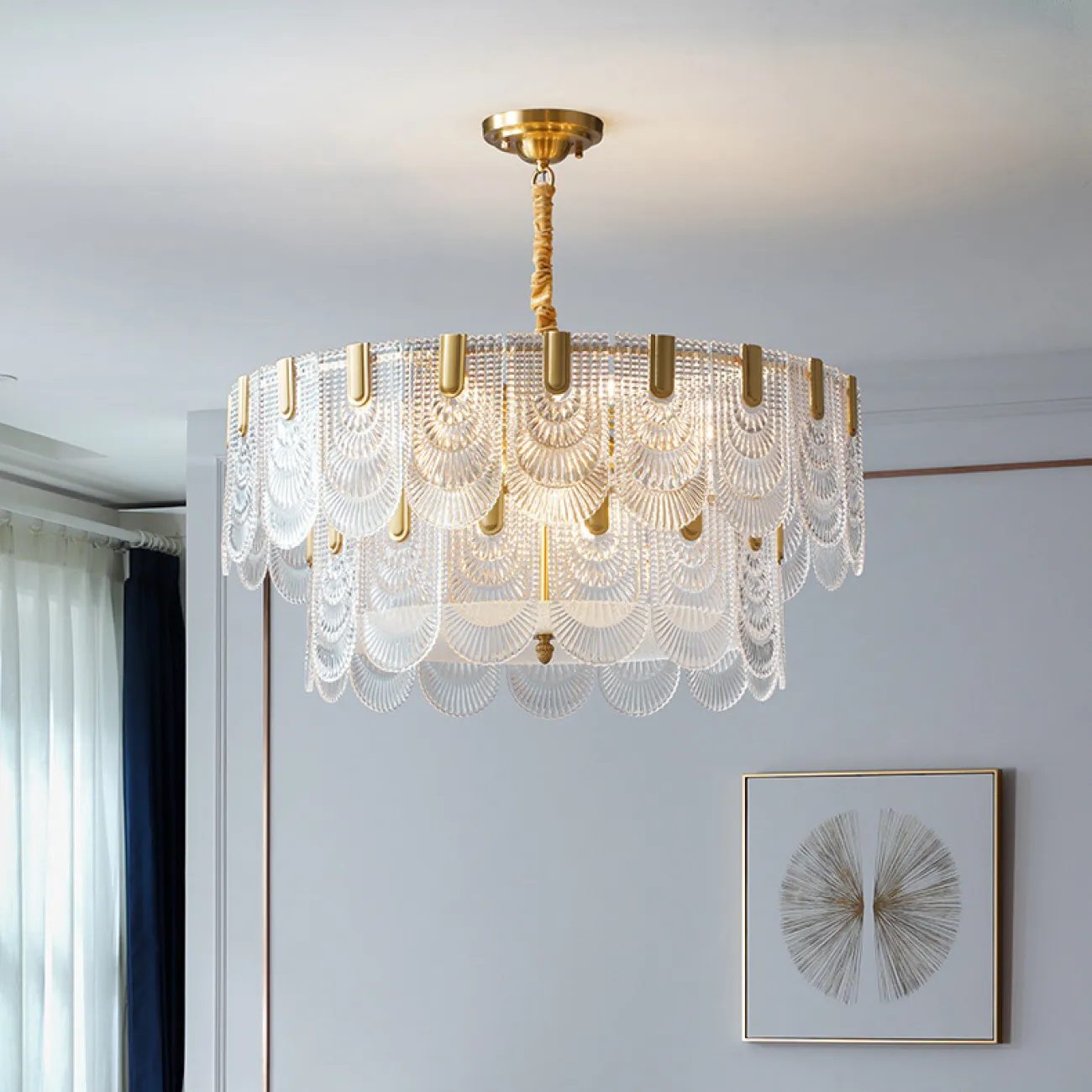 Подвесная люстра LAURENCE D80 от ImperiumLoft