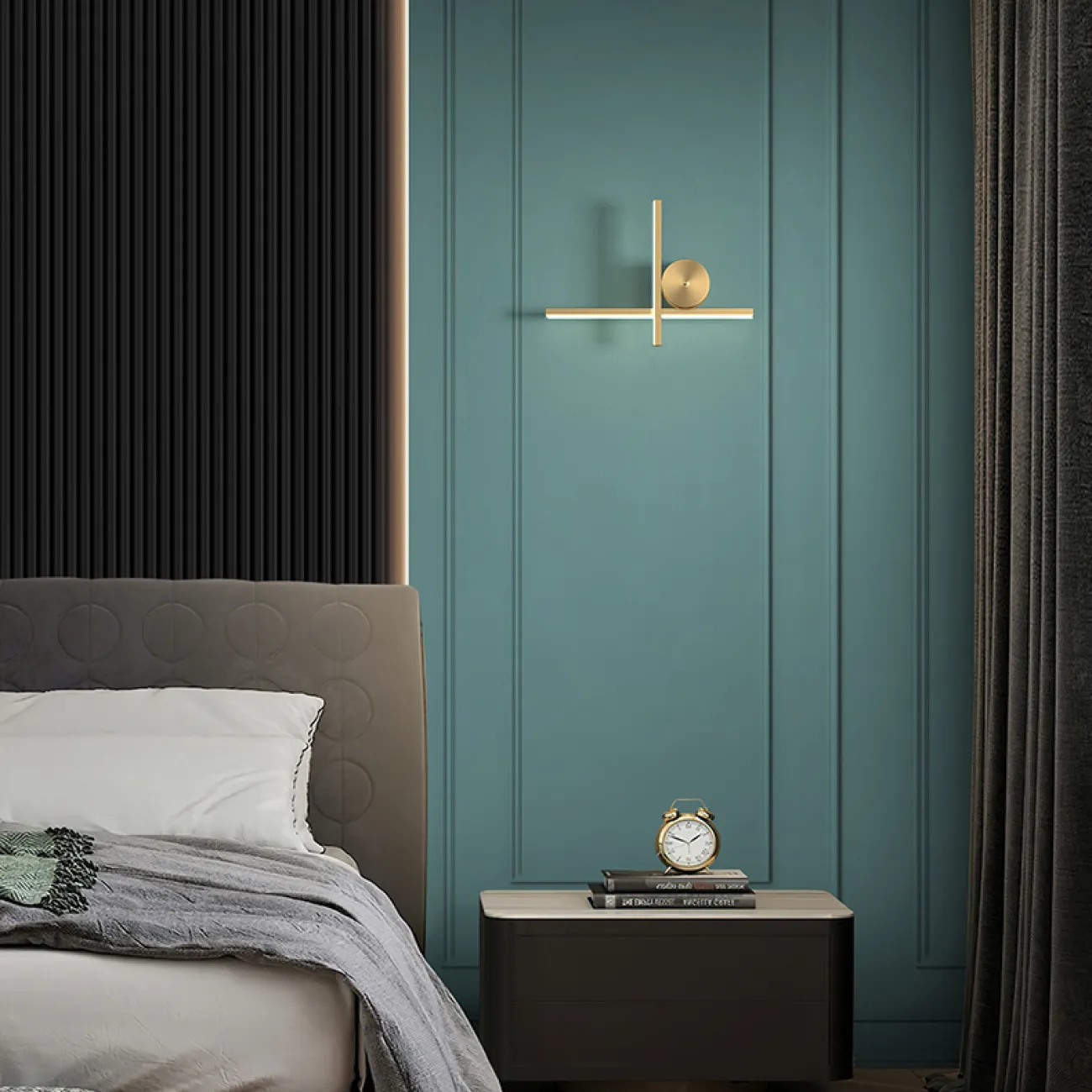 Серия настенных светодиодных светильников с прямоугольными перекрестными плафонами на круглом креплении STICH L50 Серия настенных светодиодных светильников с прямоугольными перекрестными плафонами на круглом креплении STICH L50