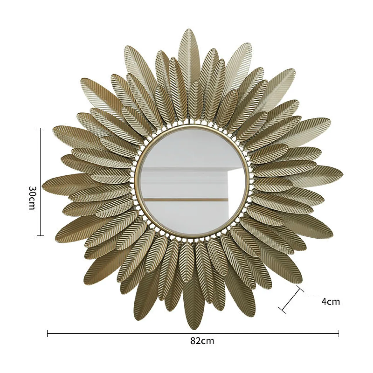 Дизайнерский настенный декор зеркало LaLume-KKK00326