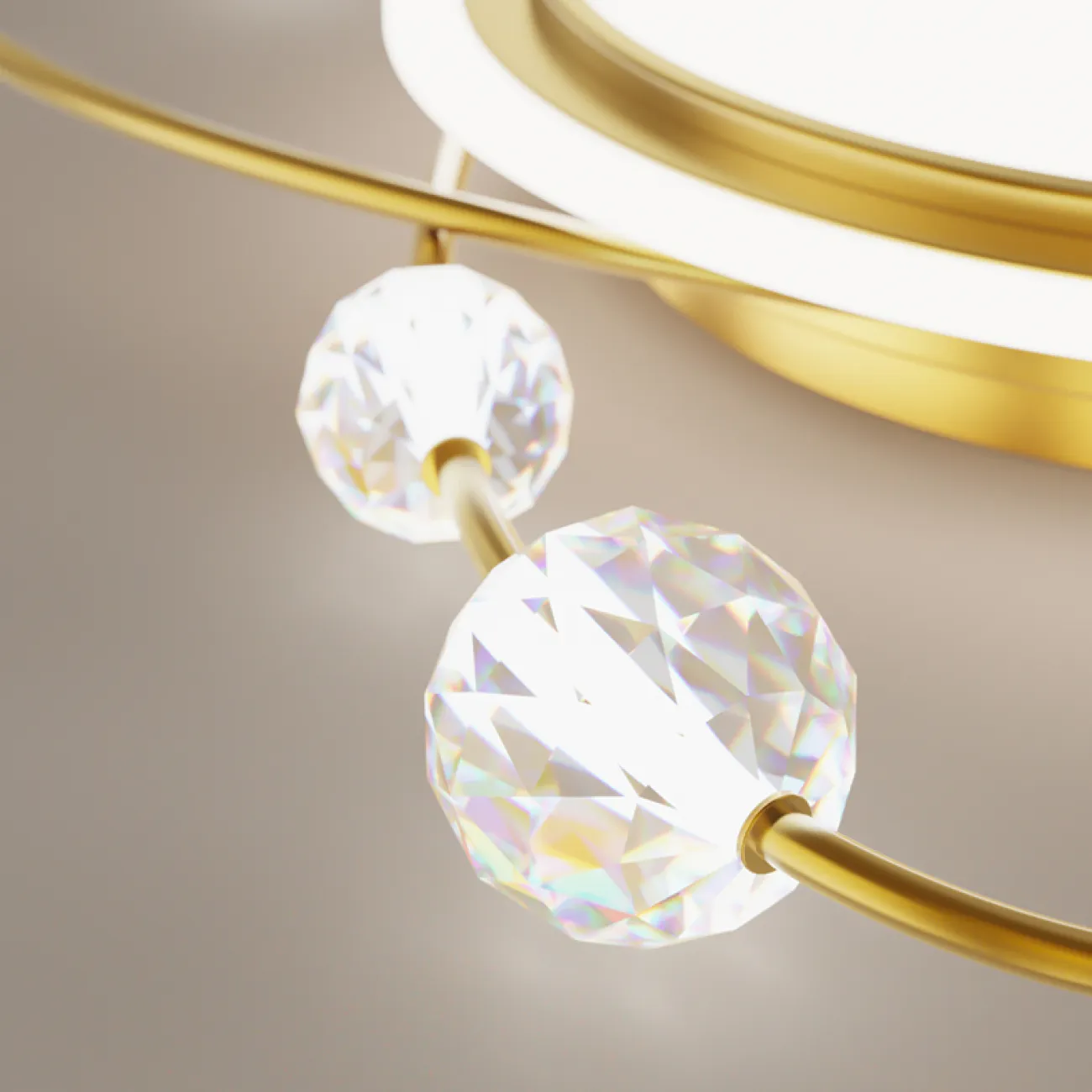 Потолочный светильник AMATIUS D50 Brass от ImperiumLoft