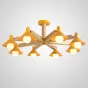 Люстра на штанге HORN B D94 Yellow от ImperiumLoft