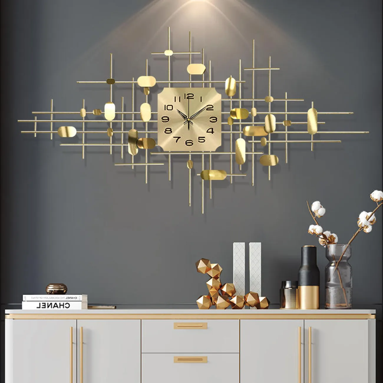 Дизайнерский настенный декор часы LaLume-KKK00283