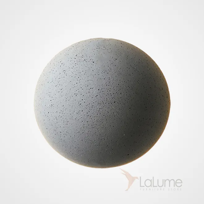 Серия настенных светодиодных светильников с круглыми рельефными плафонами из низкощелочной цементной смеси URAN C Серия настенных светодиодных светильников с круглыми рельефными плафонами из низкощелочной цементной смеси URAN C