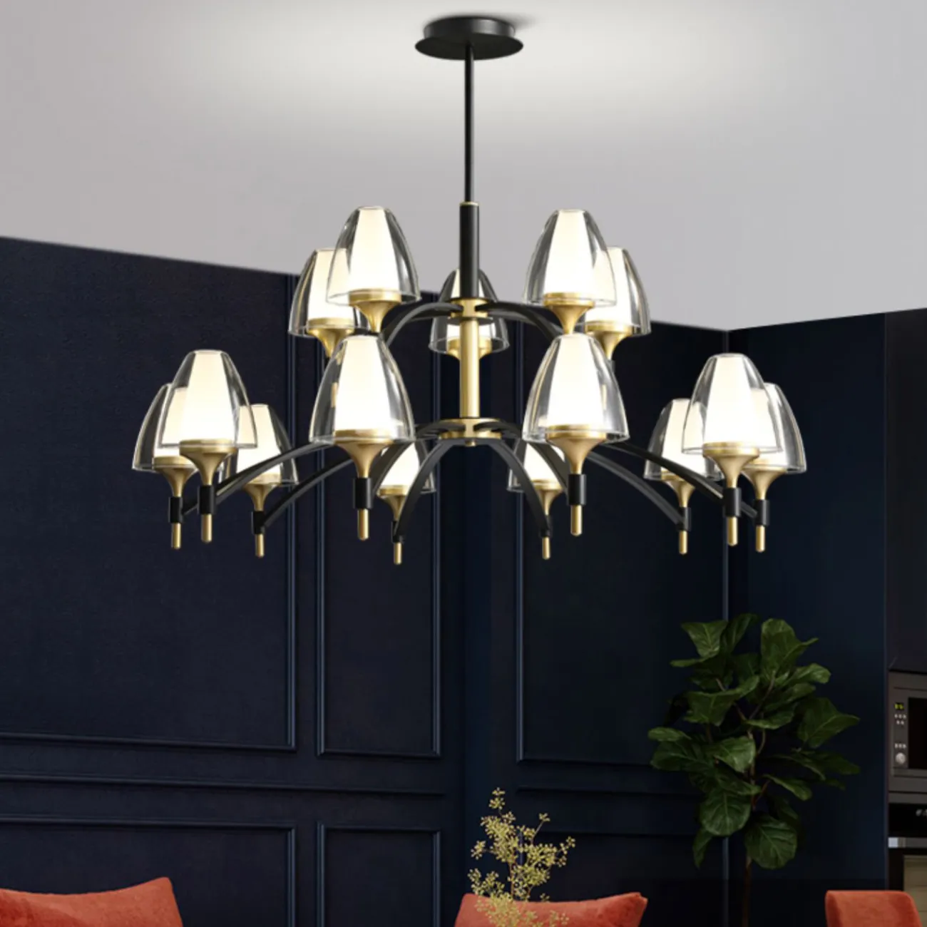 Потолочная люстра NANSY L10 от ImperiumLoft