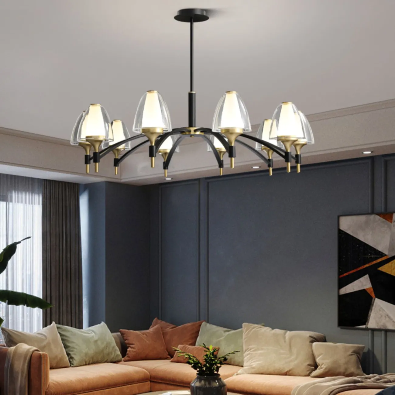 Потолочная люстра NANSY L10 от ImperiumLoft