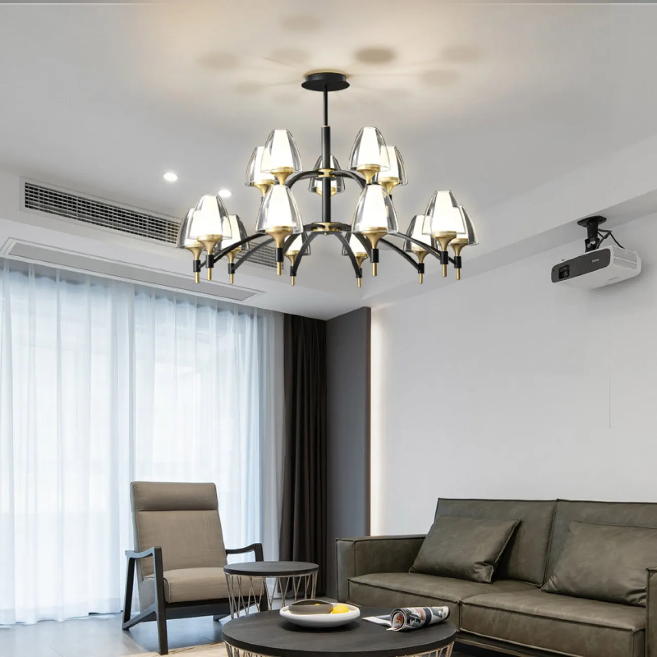 Потолочная люстра NANSY L10 от ImperiumLoft