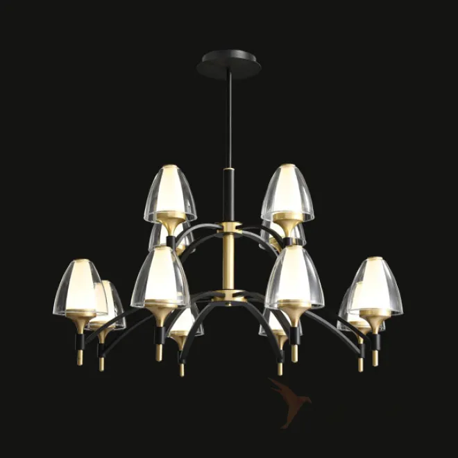 Потолочная люстра NANSY L12 от ImperiumLoft