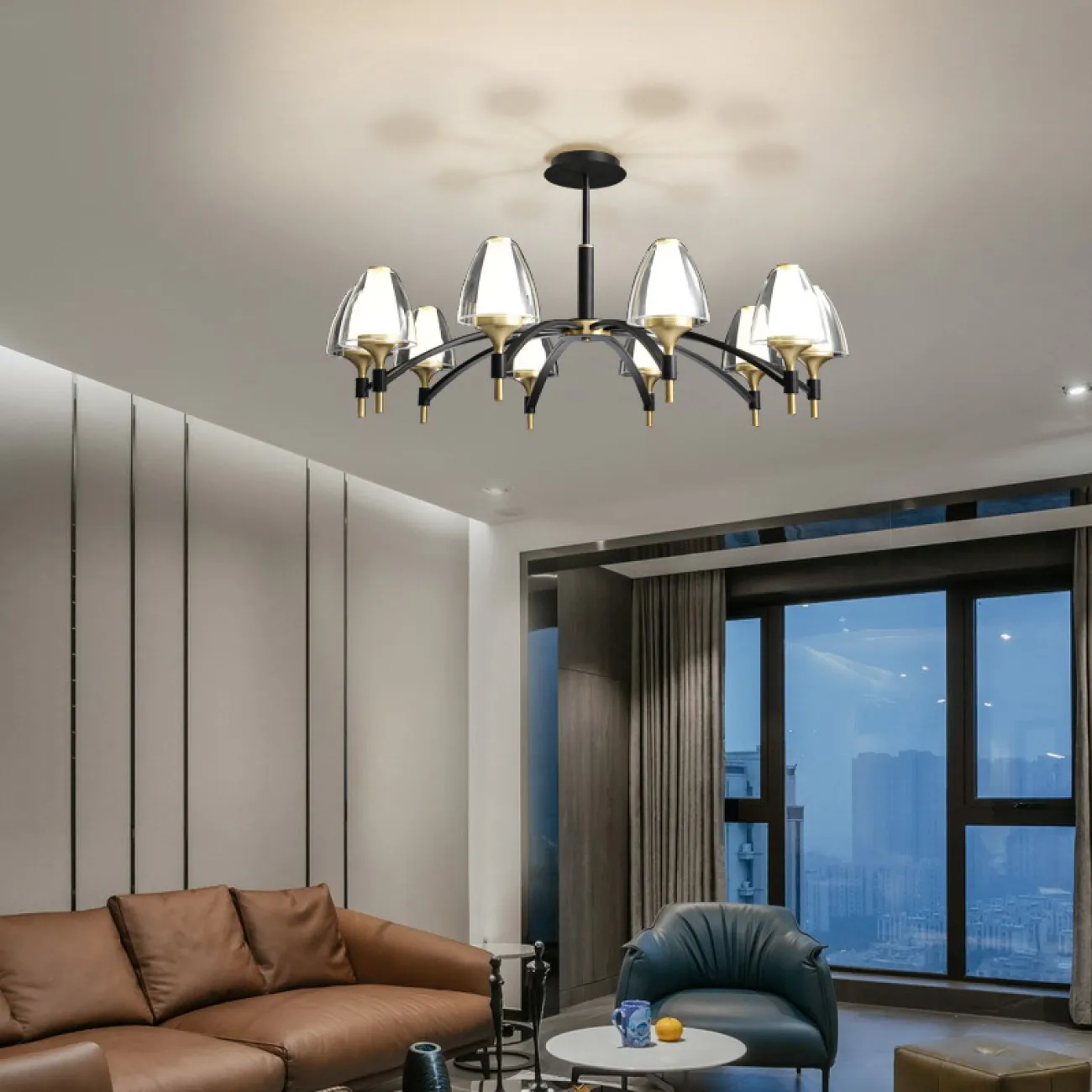 Потолочная люстра NANSY L10 от ImperiumLoft