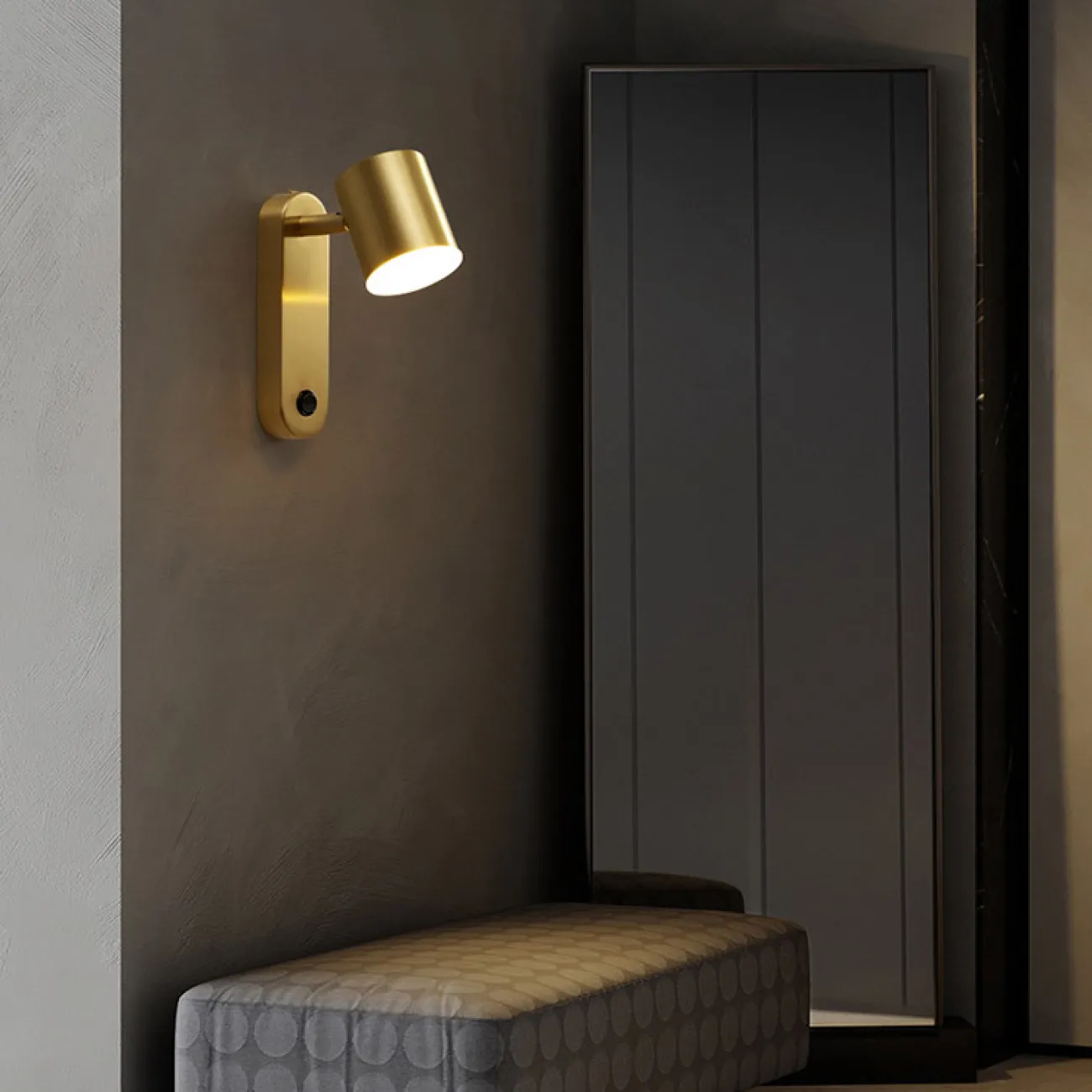 Настенный светильник KAPPA Brass от ImperiumLoft