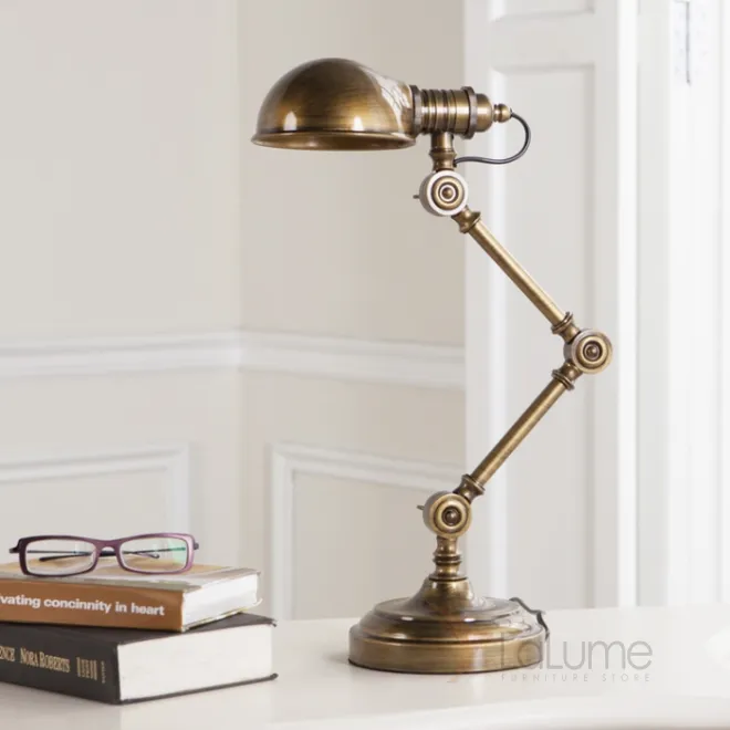 Настольная лампа Brass Steampunk Table Lamp от LaLume Настольная лампа Brass Steampunk Table Lamp от LaLume