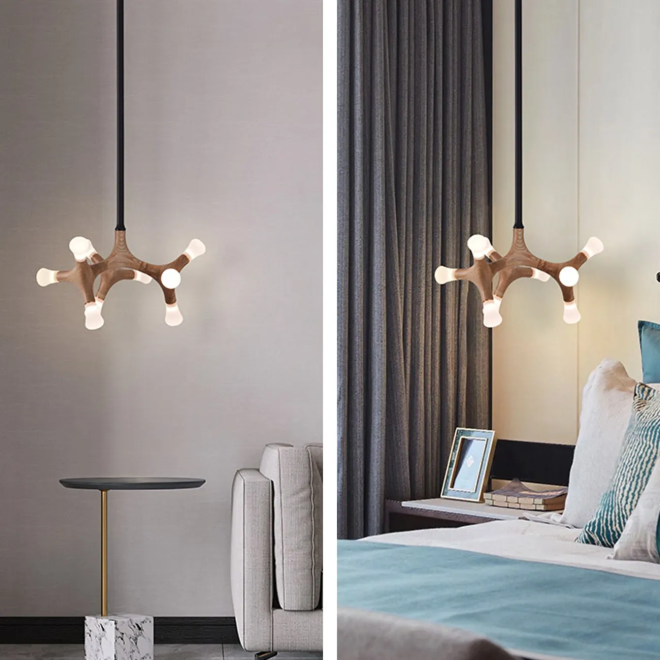 Потолочный светильник SANTANA L27 Light brown от ImperiumLoft Потолочный светильник SANTANA L27 Light brown от ImperiumLoft