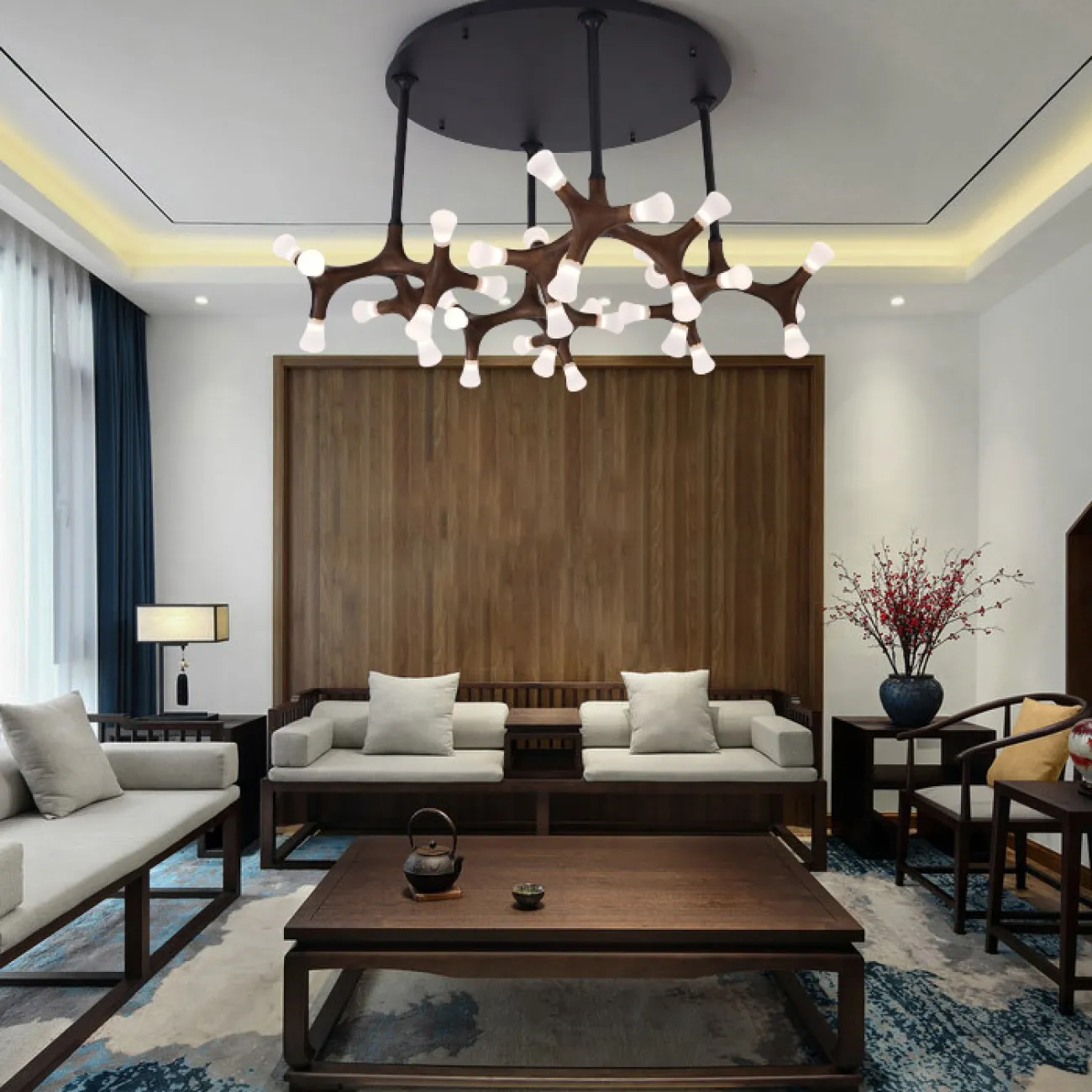 Потолочный светильник SANTANA L27 Dark brown от ImperiumLoft