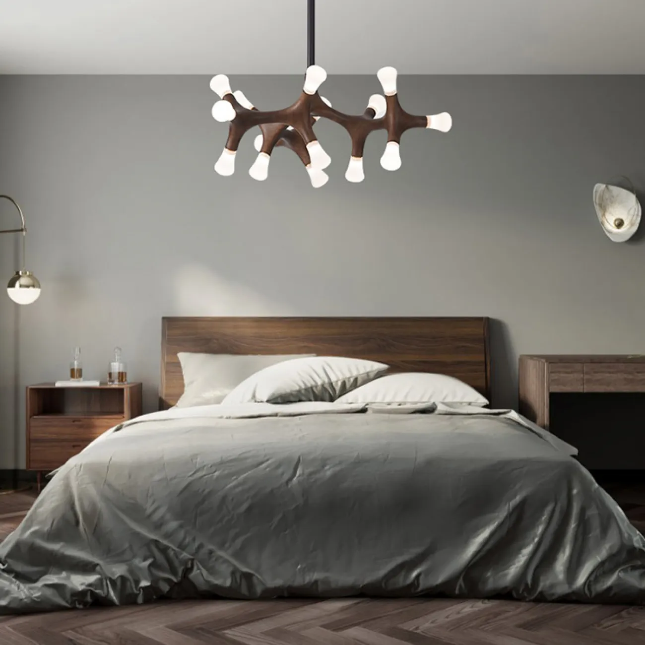 Потолочный светильник SANTANA L27 Dark brown от ImperiumLoft
