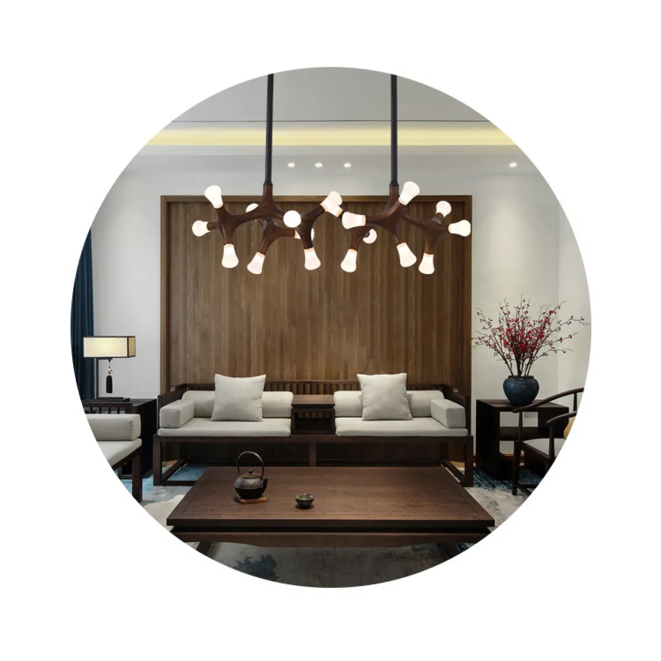 Потолочный светильник SANTANA L27 Dark brown от ImperiumLoft