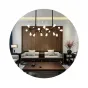 Потолочный светильник SANTANA L27 Dark brown от ImperiumLoft