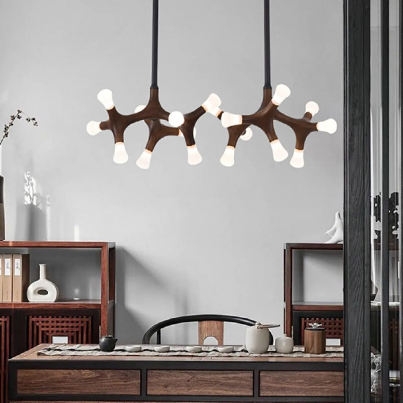 Потолочный светильник SANTANA L27 Dark brown от ImperiumLoft