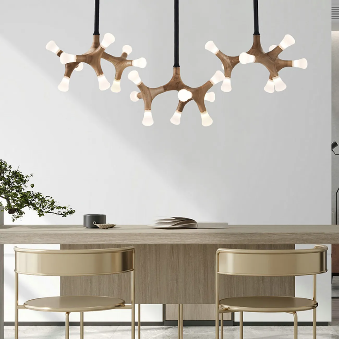 Потолочный светильник SANTANA L27 Dark brown от ImperiumLoft