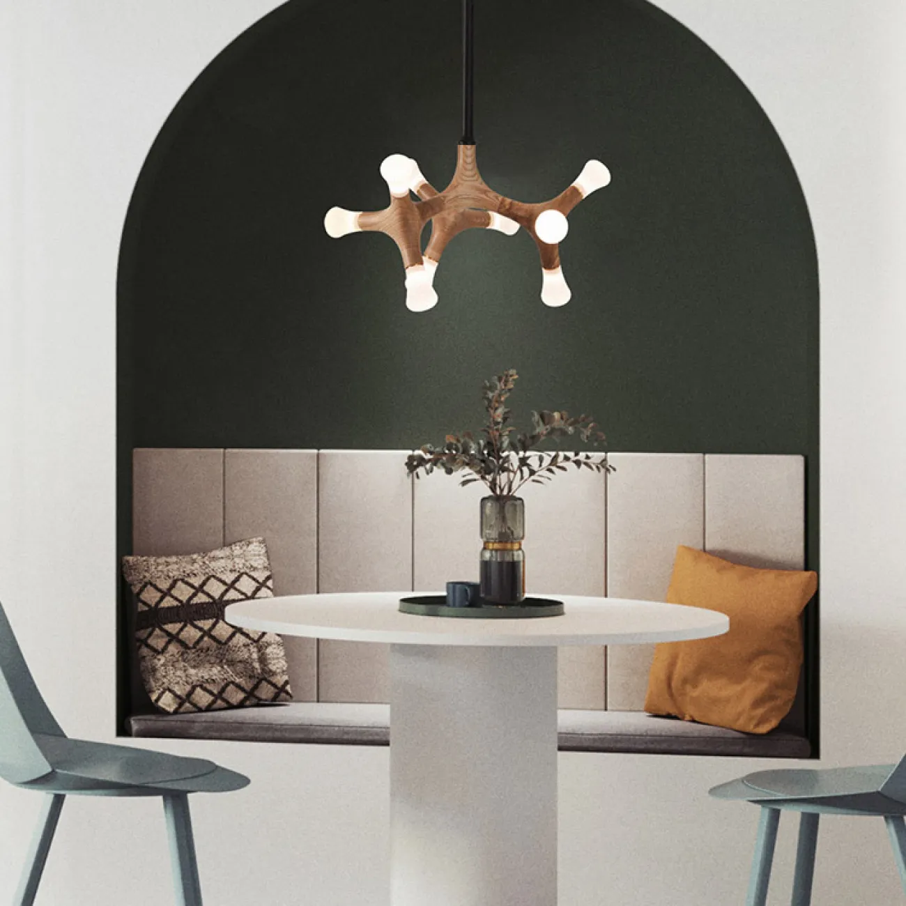 Потолочный светильник SANTANA L27 Dark brown от ImperiumLoft