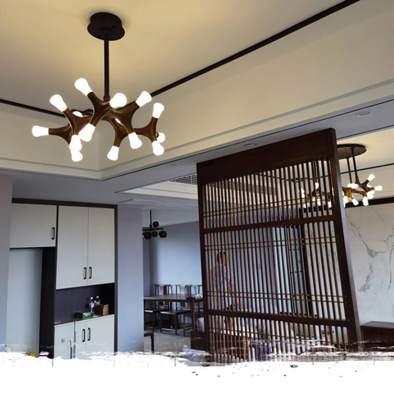 Потолочный светильник SANTANA L27 Light brown от ImperiumLoft Потолочный светильник SANTANA L27 Light brown от ImperiumLoft