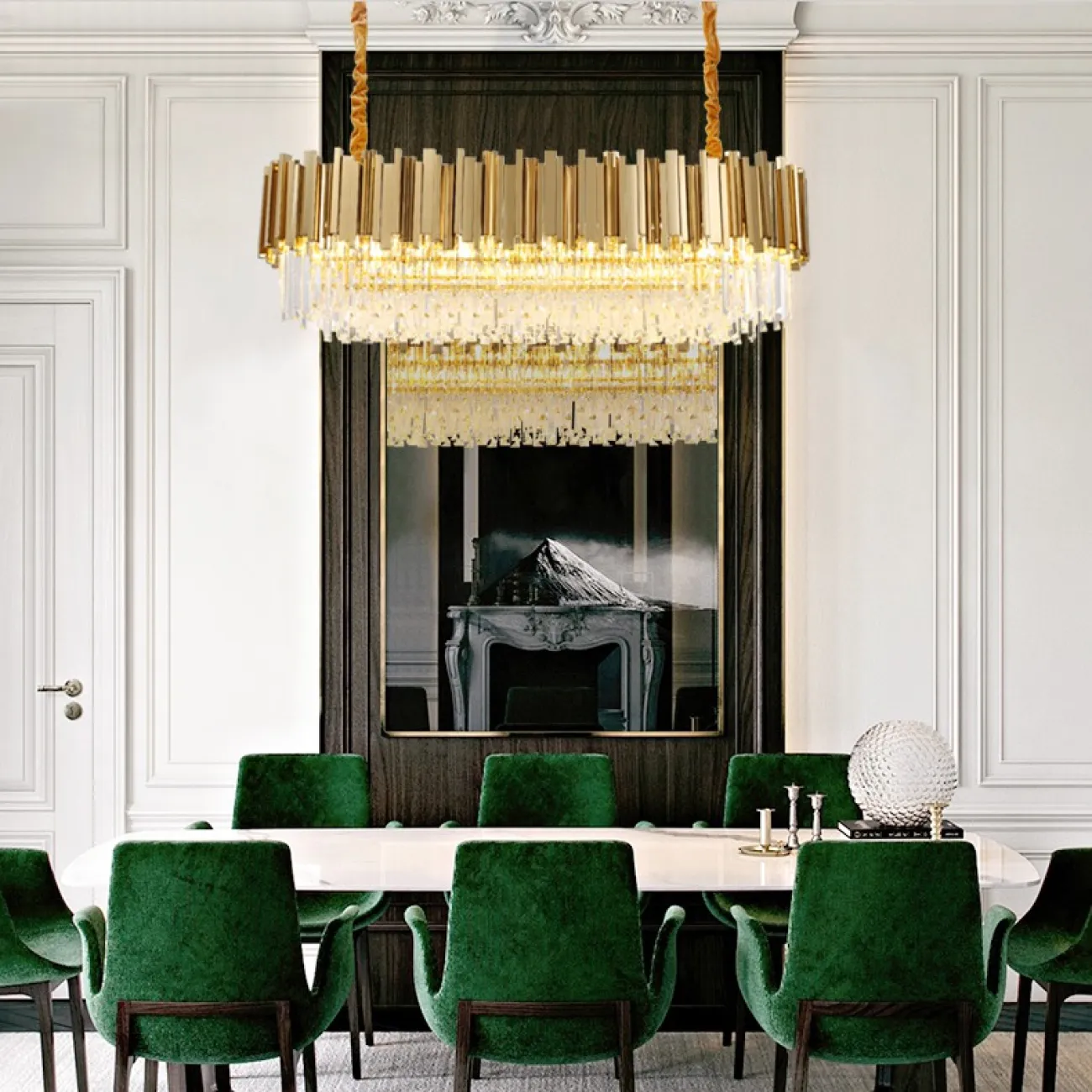 Подвесная люстра GENEVA LONG от ImperiumLoft