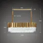 Подвесная люстра GENEVA LONG от ImperiumLoft