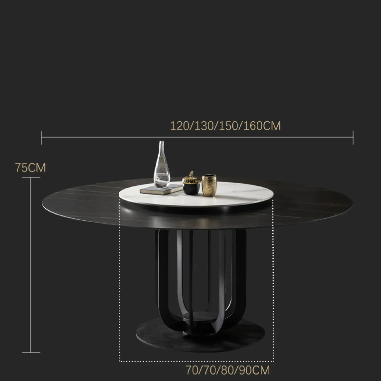 Дизайнерский обеденный стол LaLume-AZ00360 Дизайнерский обеденный стол LaLume-AZ00360