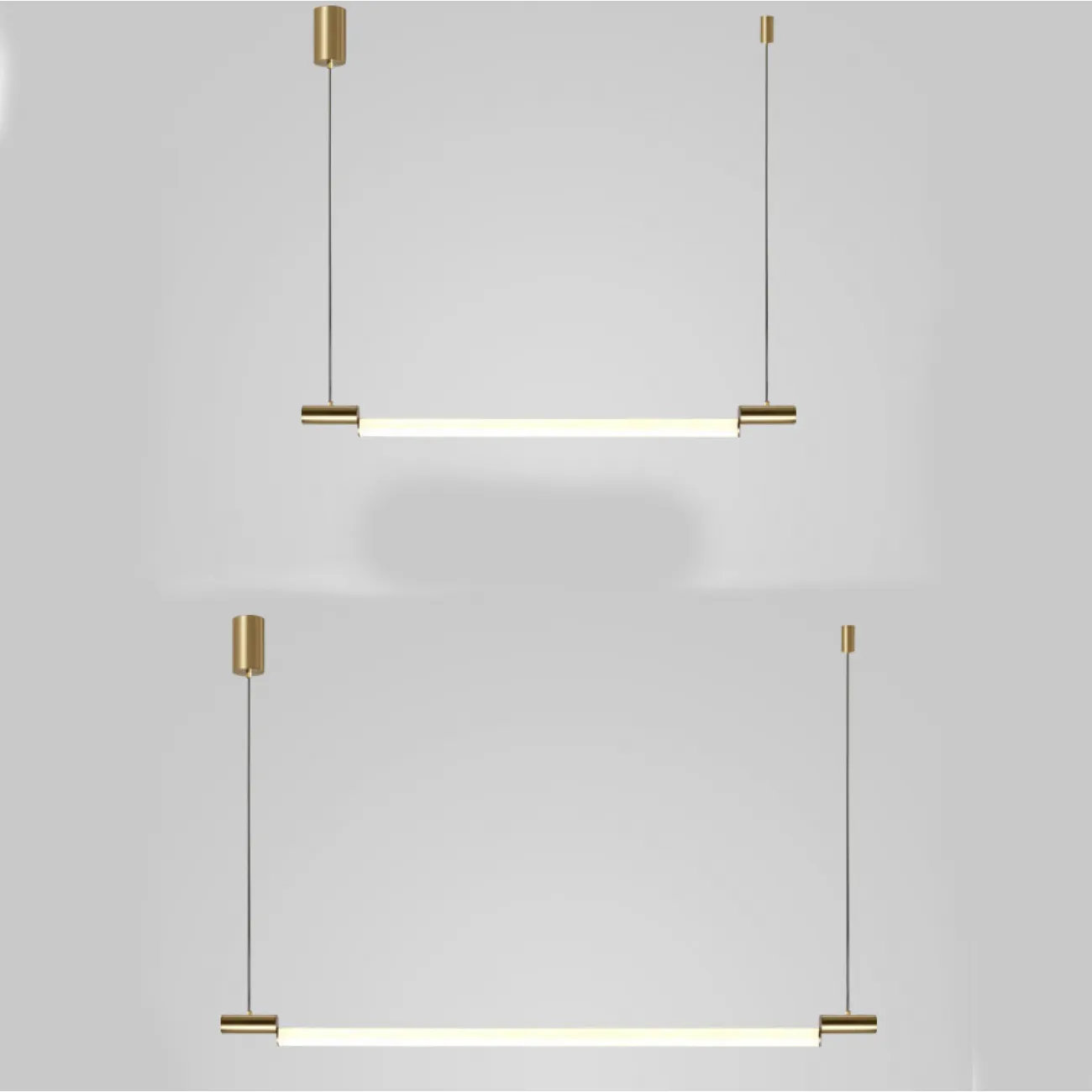 Подвесной светильник RAMP L87 Brass от ImperiumLoft
