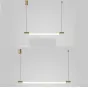 Подвесной светильник RAMP L87 Brass от ImperiumLoft
