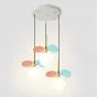 Подвесной светильник MATISSE TRIO Multicolor / White disc от ImperiumLoft