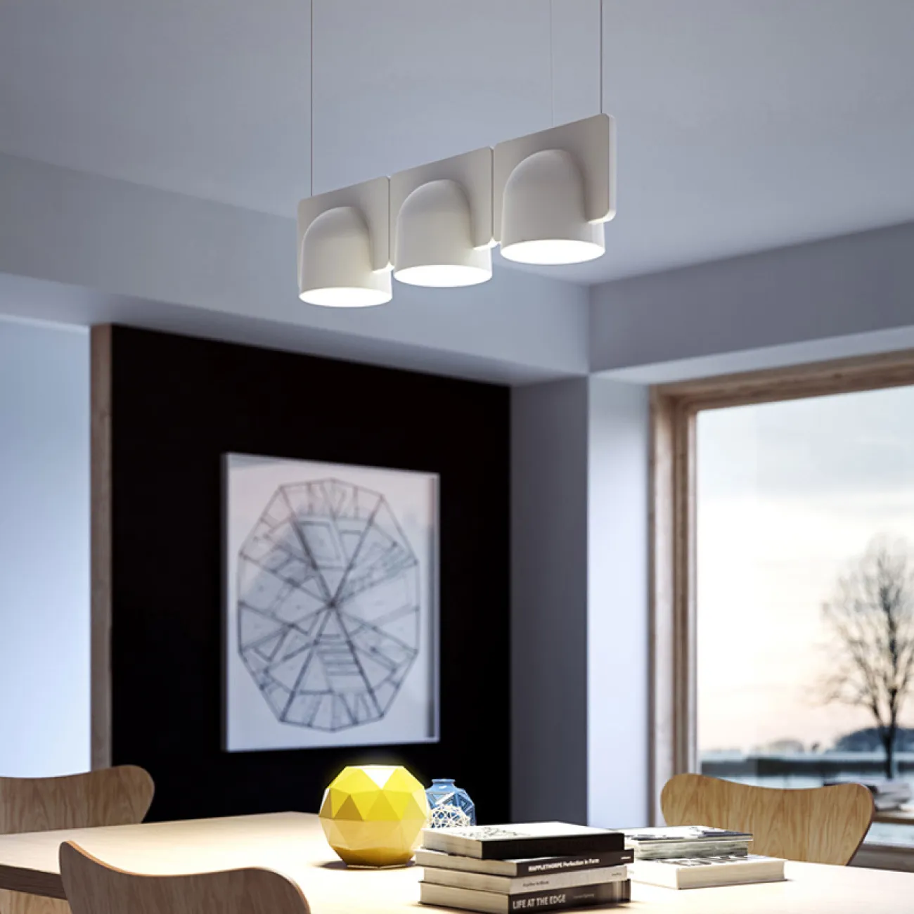 Светильник Fontana Arte Igloo 3 Pendant Lamp by designer Studio Klass от ImperiumLoft