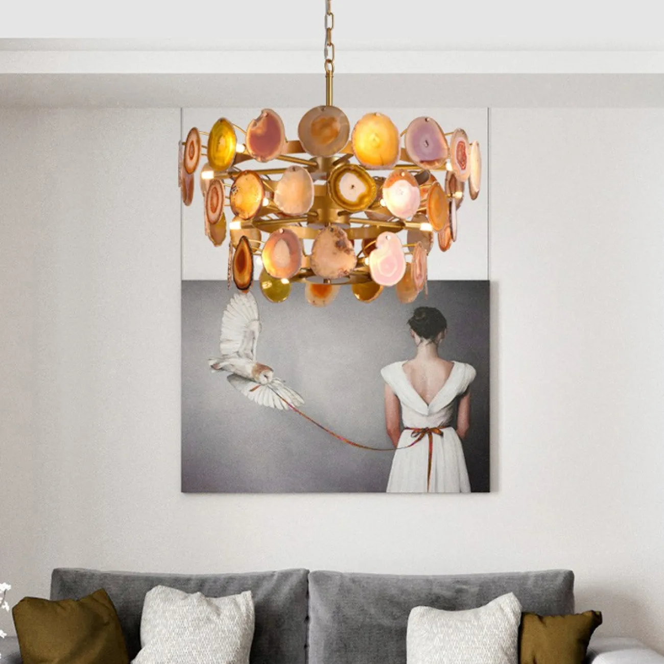 Подвесная люстра AGATE от ImperiumLoft