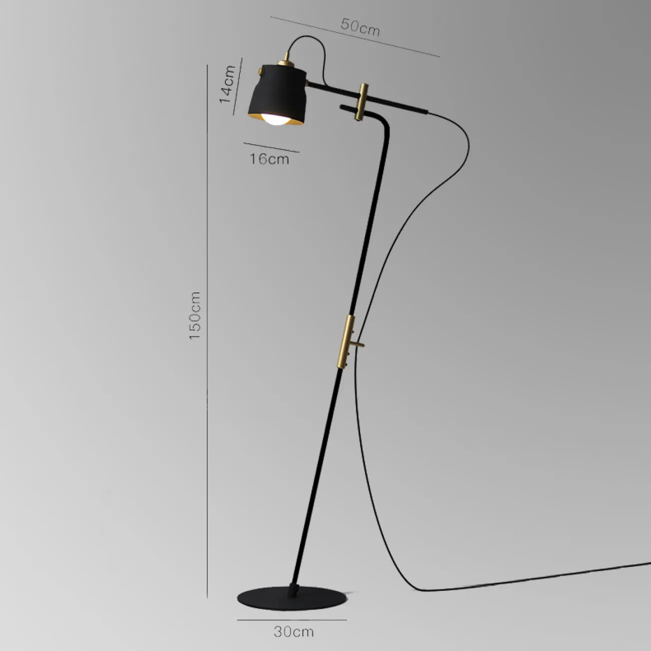 Торшер RAM FLOR Black от ImperiumLoft