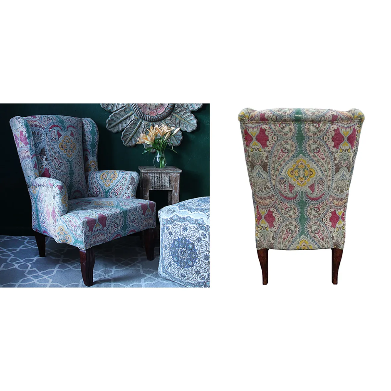 Кресло с орнаментом Paisley Chair от LaLume