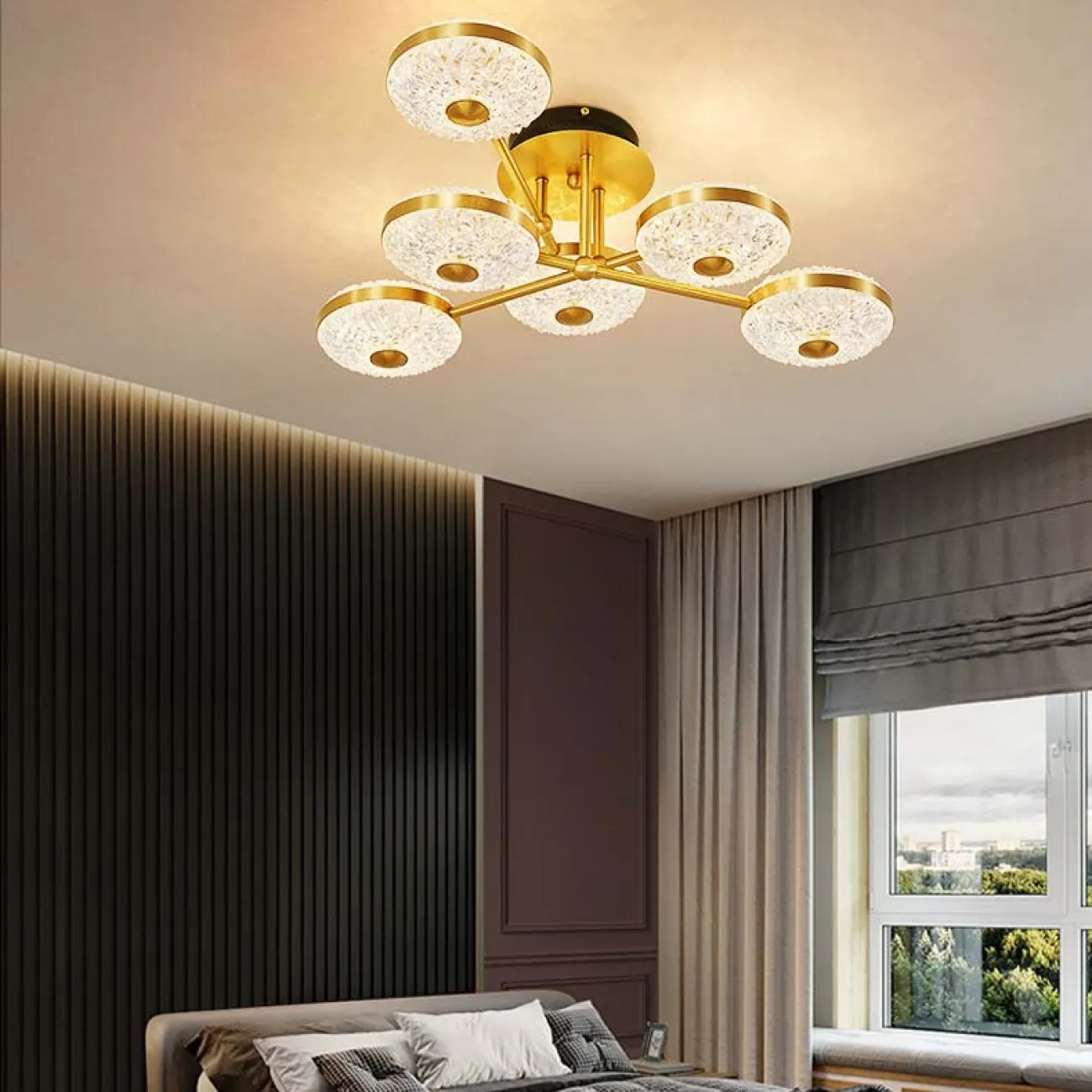 Потолочная люстра JINA L6 от ImperiumLoft