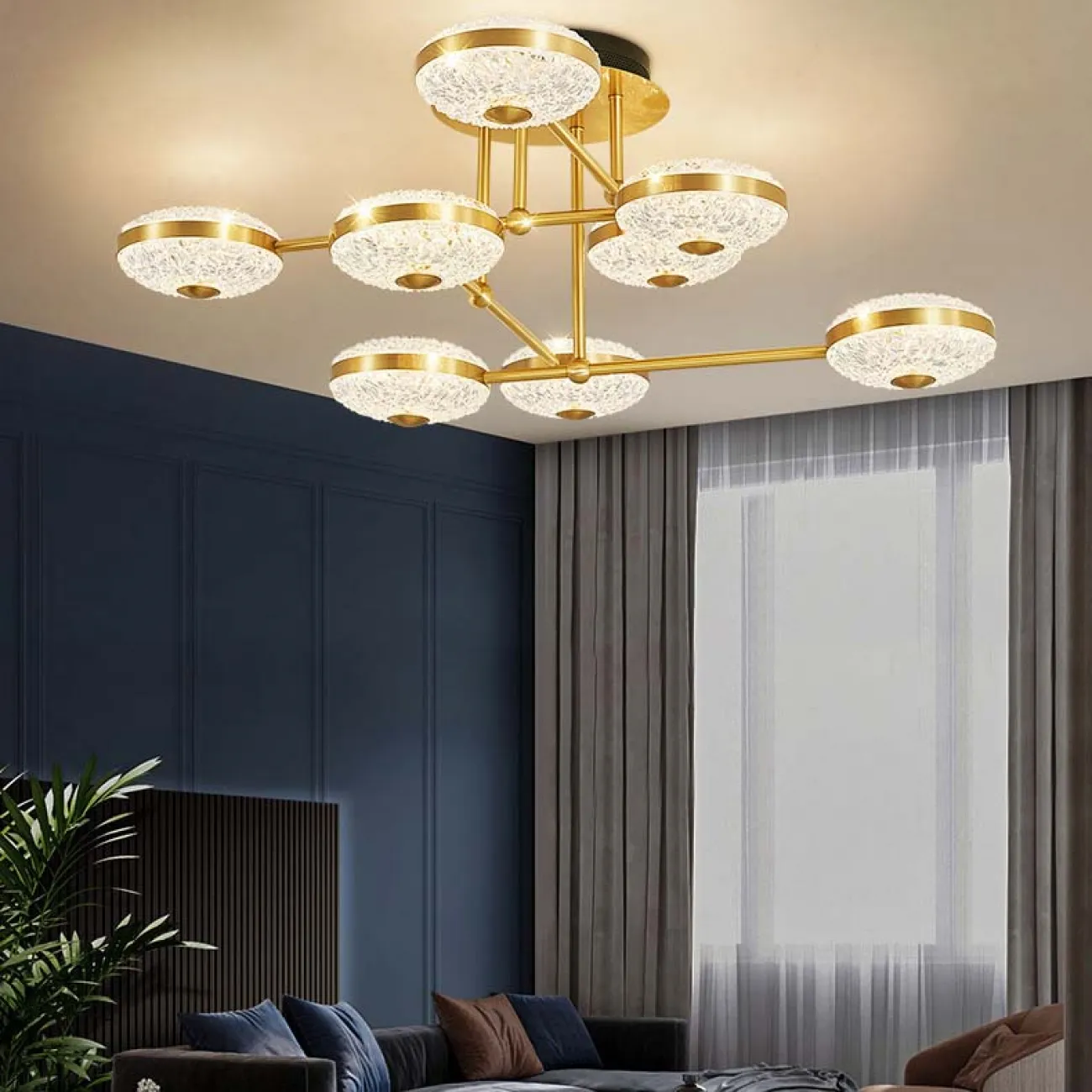 Потолочная люстра JINA L6 от ImperiumLoft