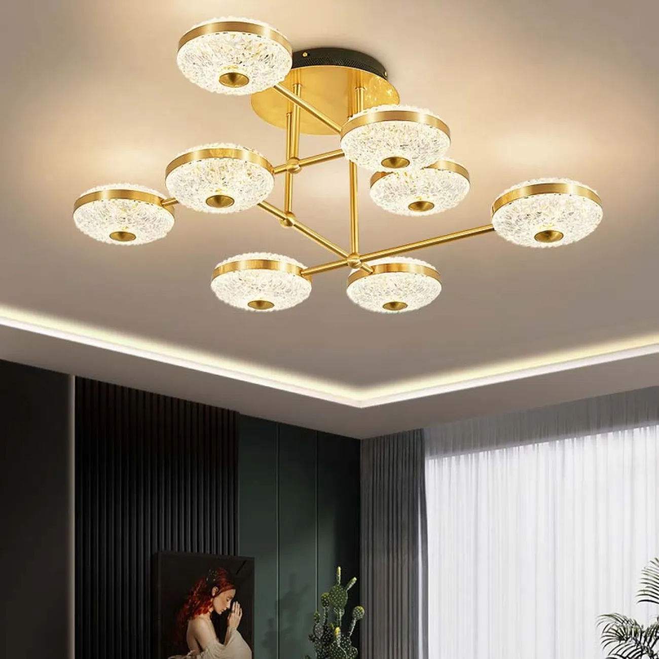 Потолочная люстра JINA L6 от ImperiumLoft Потолочная люстра JINA L6 от ImperiumLoft