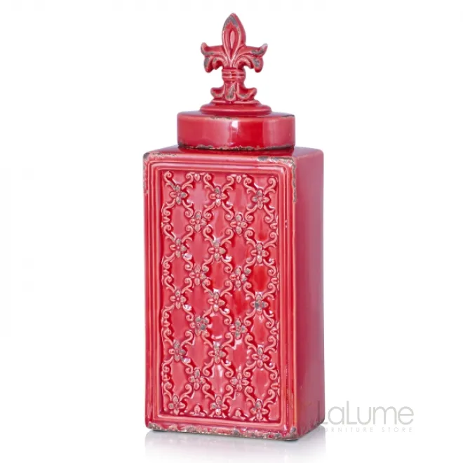 Ваза с крышкой Scarlet Flower от LaLume