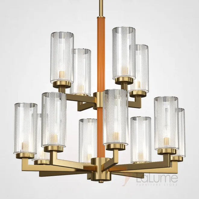 Потолочная люстра ADELEINE L12 Brown от ImperiumLoft