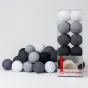 Гирлянда хлопковые фонарики Сotton Ball Antra