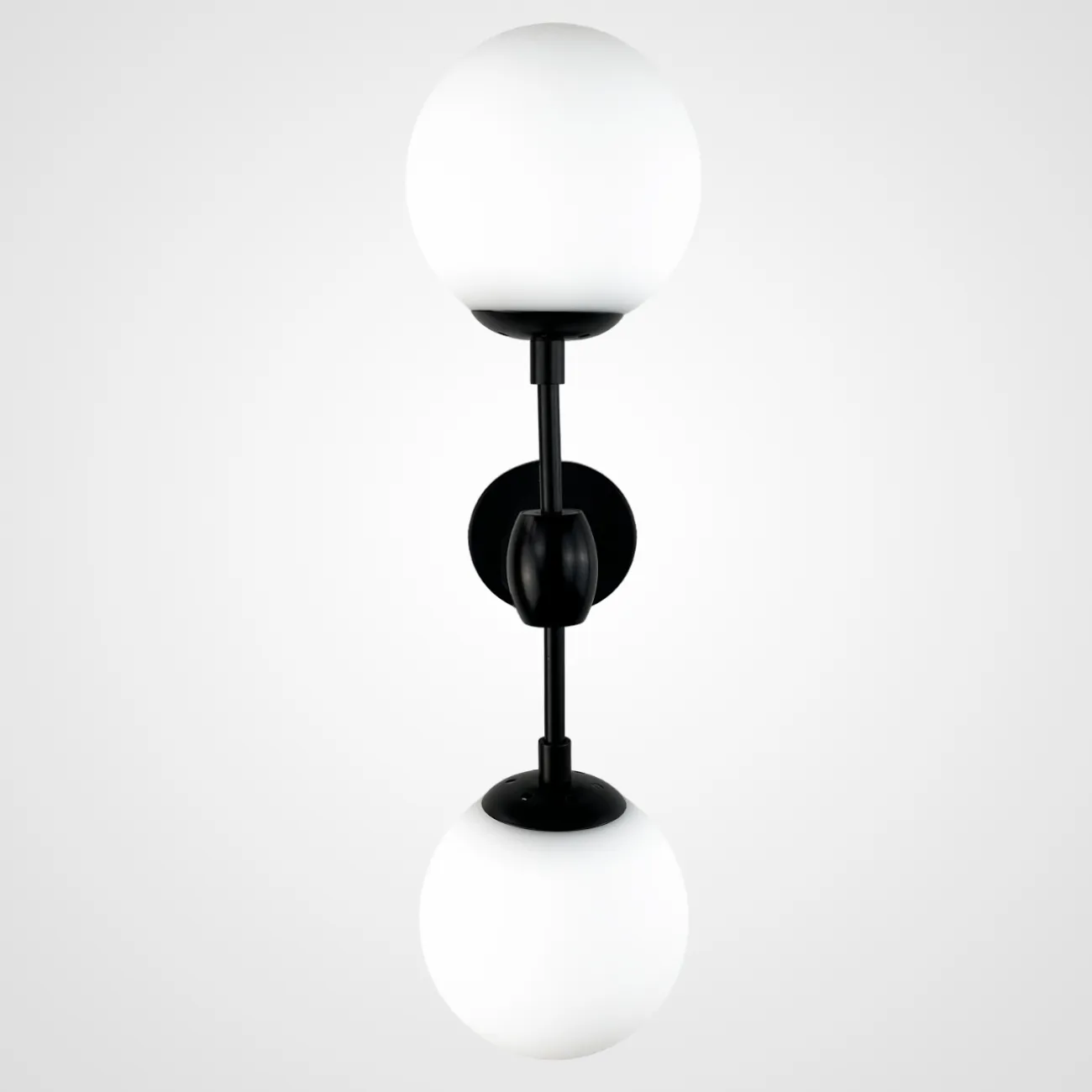 Бра Modo 2 Globes Black and white glass от ImperiumLoft Бра Modo 2 Globes Black and white glass от ImperiumLoft