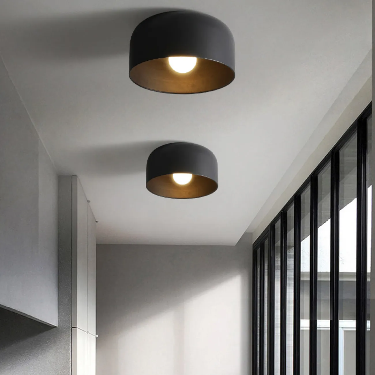 Потолочный светильник PUFF Black от ImperiumLoft
