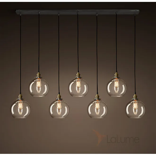 Подвесной светильник Loft Clear Glass Sphere Cloche 7 от LaLume