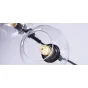 Люстра Сrumpled Glass Bubble Chandelier Black 3 плафона