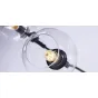 Люстра Сrumpled Glass Bubble Chandelier Black 3 плафона