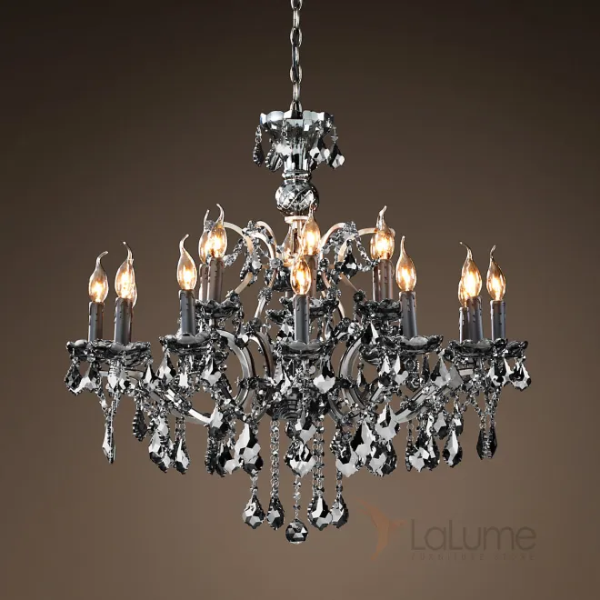 Люстра 19TH C. ROCOCO IRON & Smok CRYSTAL 18 от LaLume Люстра 19TH C. ROCOCO IRON & Smok CRYSTAL 18 от LaLume