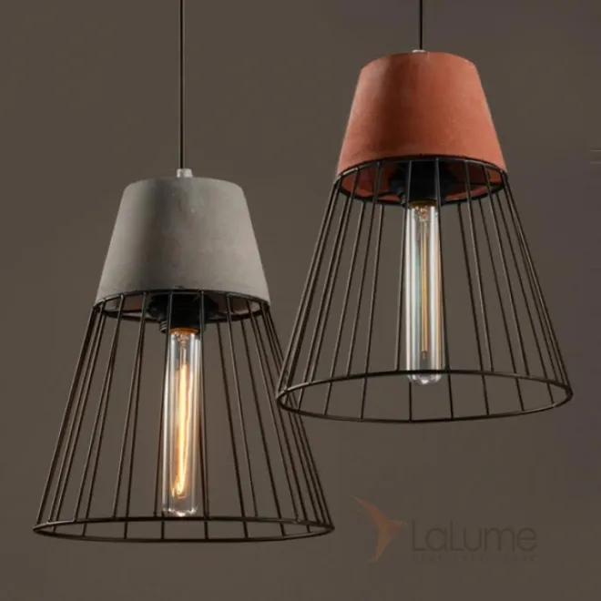 Подвесной светильник Cement Droplight Pendant Light cone от LaLume