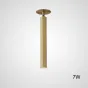 Встроенный потолочный точечный светильник с поворотным плафоном LINO C H36 Brass 7W
