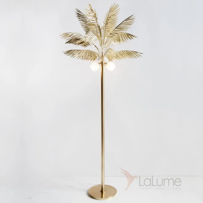 Торшер Palmyra palm tree lamp Chrome