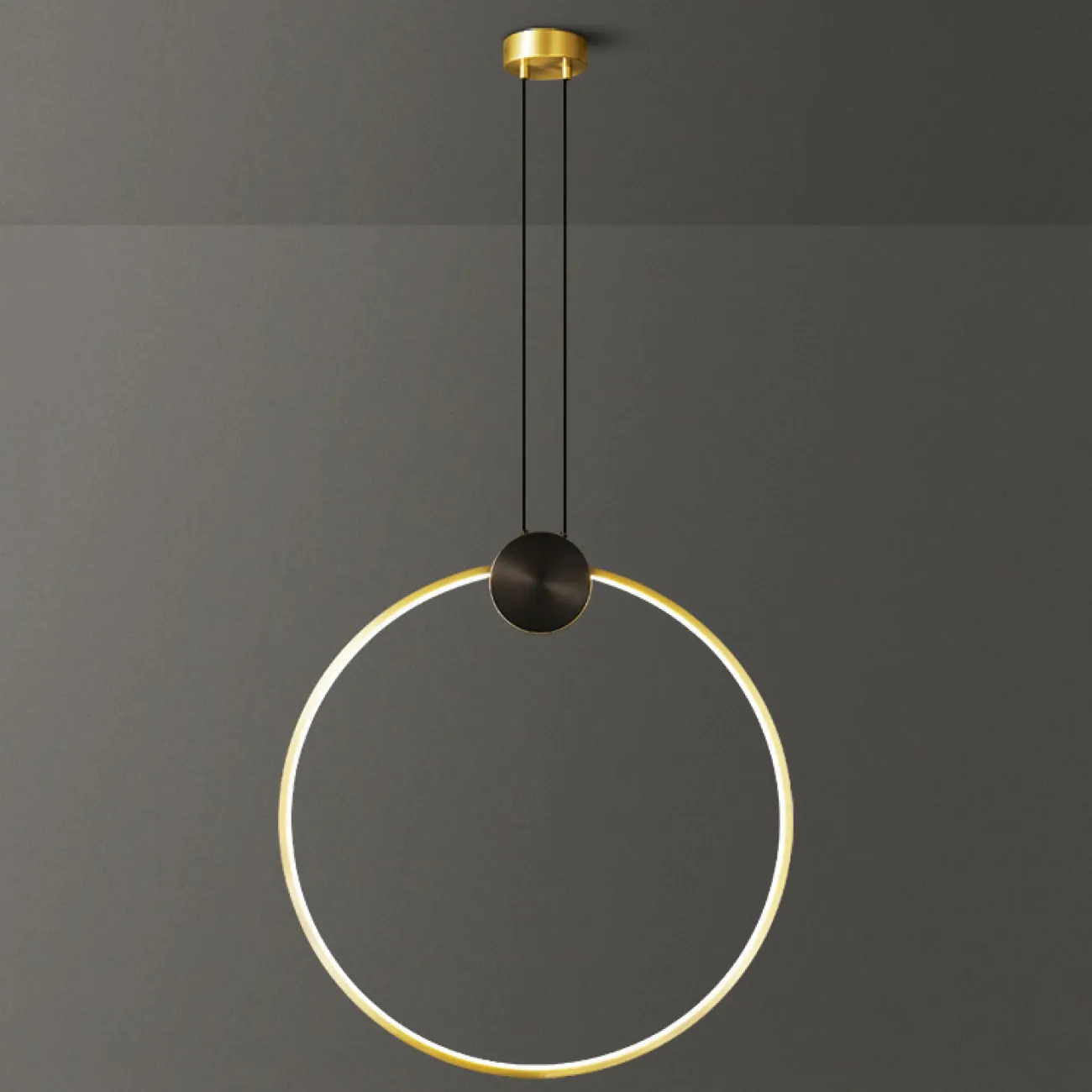 Подвесной светильник WOLKE D20 Brass от ImperiumLoft