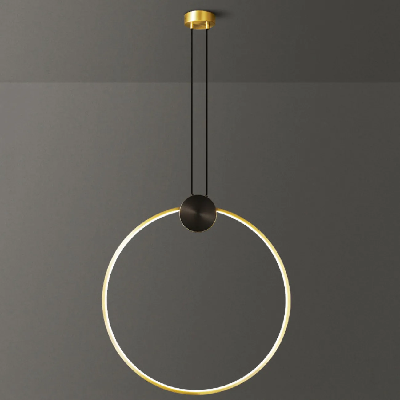 Подвесной светильник WOLKE D20 Brass от ImperiumLoft